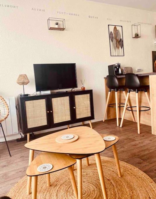 פור-מהון-פלאז' Studio Entre Mer Et Dunes Avec Balcon Vue Laterale Mer 50M Plage Pour 3 Pers Wifi Menage Compris מראה חיצוני תמונה